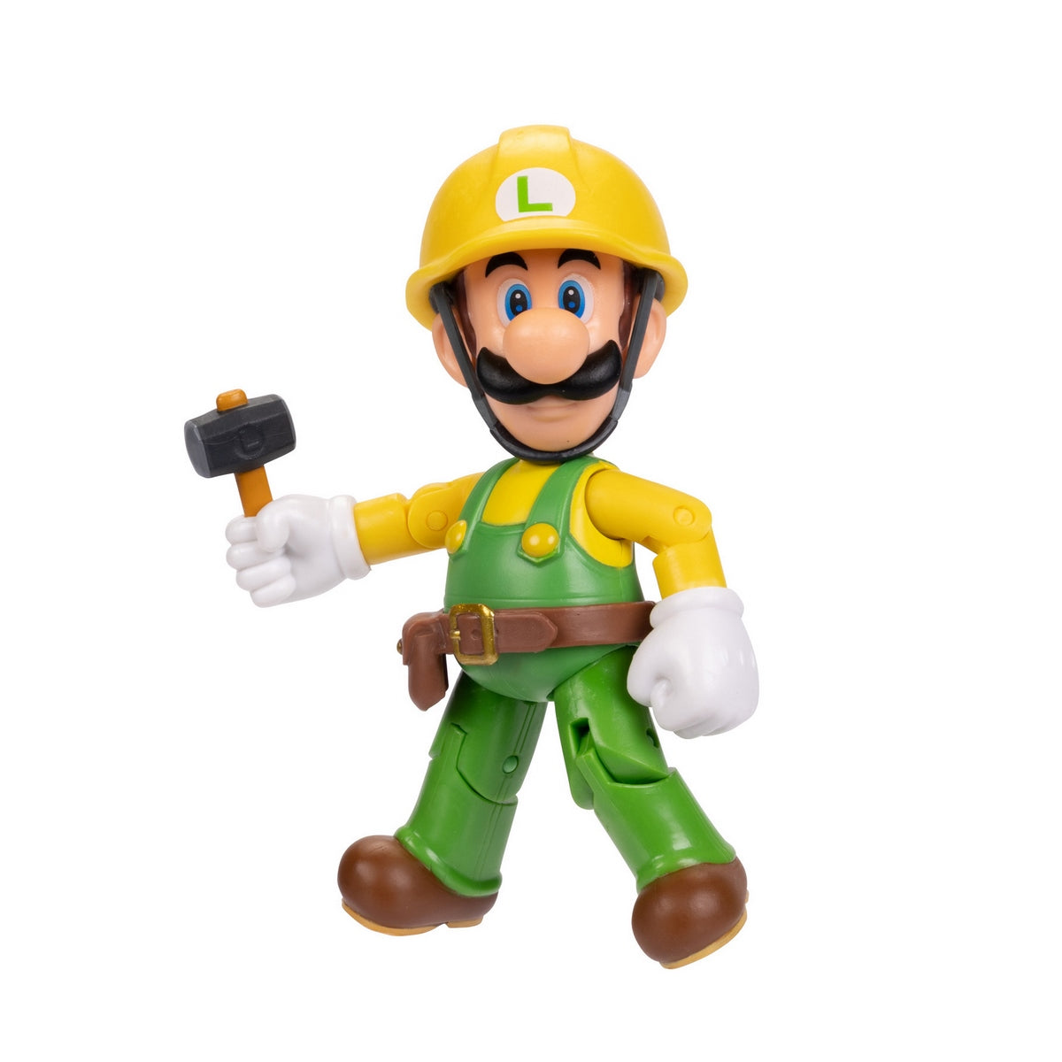 Figuras 10 Cm Super Mario De Nintendo - Luigi Constructor